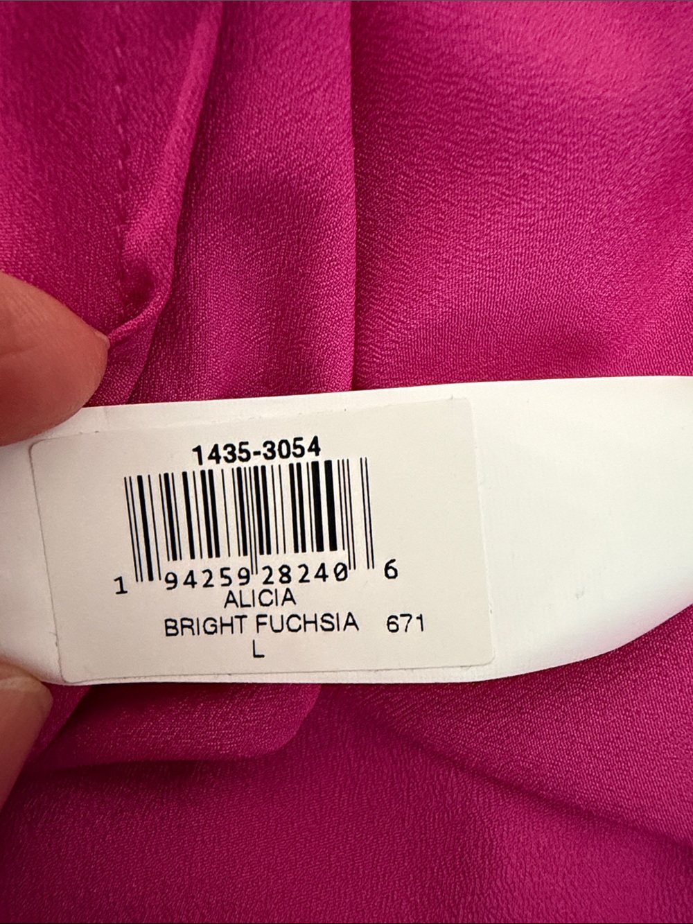 Hot Pink V-Neck Spaghetti Strap Dress - Picture 16 of 16